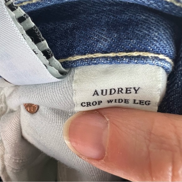 TRAVE Audrey Cropped Wide-Leg Jeans Size 27 - Picture 6 of 7